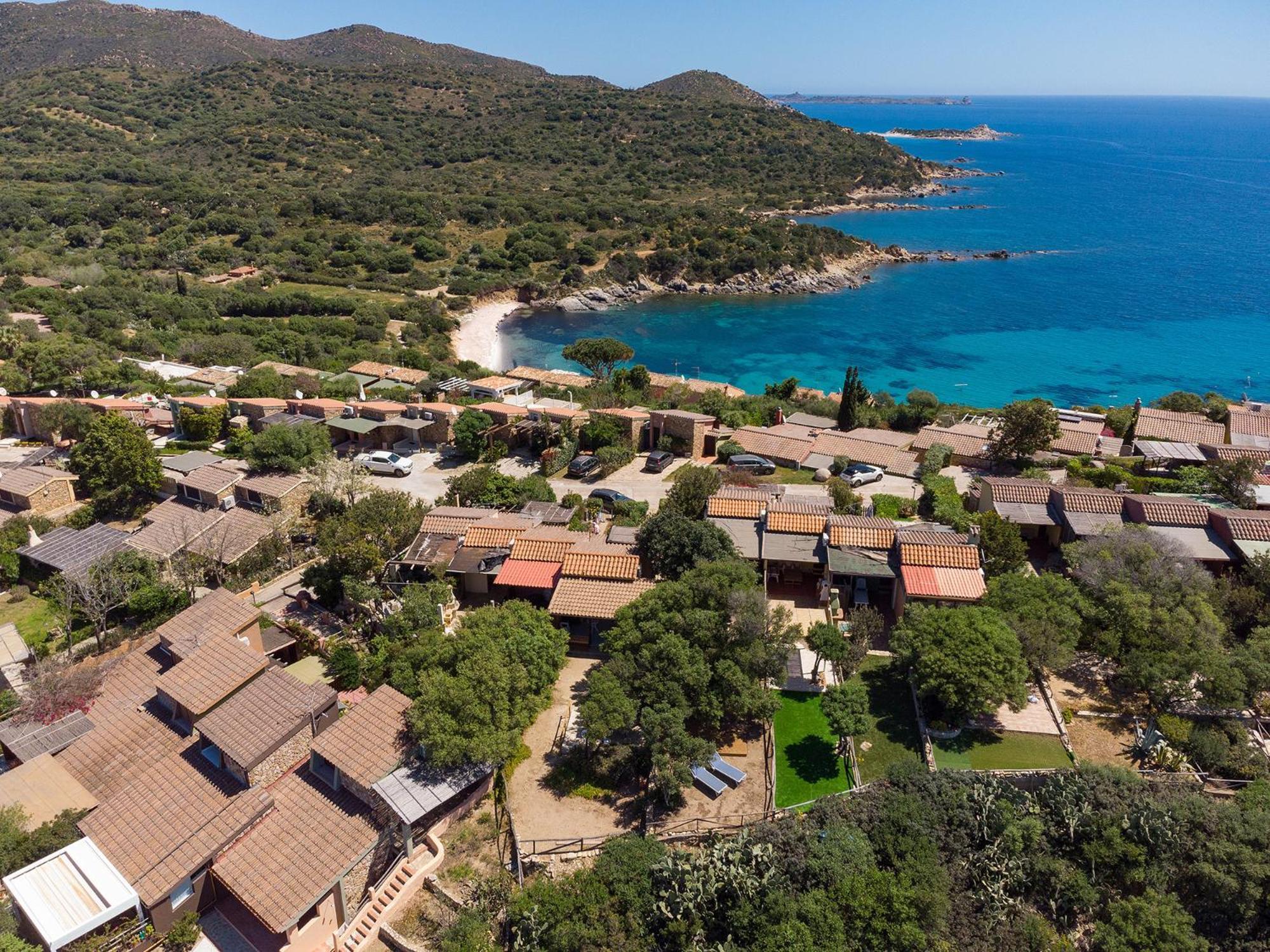 Villa Allegra Panoramica 150 Mt Dal Mare Villasimius Dış mekan fotoğraf